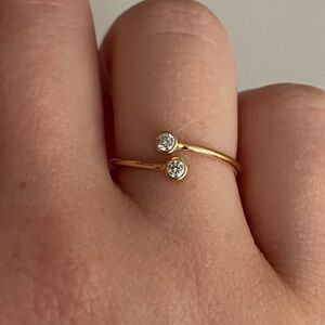 Rose Gold Tiffany and Co. Elsa Paretti Ring size 5.5 great condition